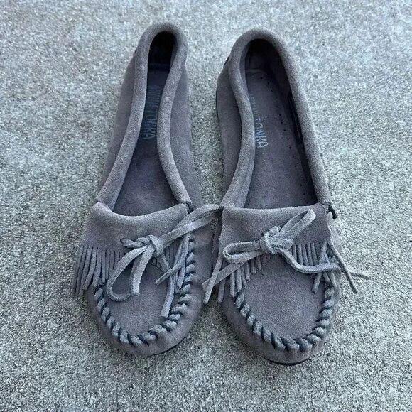 Minnetonka Suede Moccasin Women’s Size 7 - Picture 2 of 9